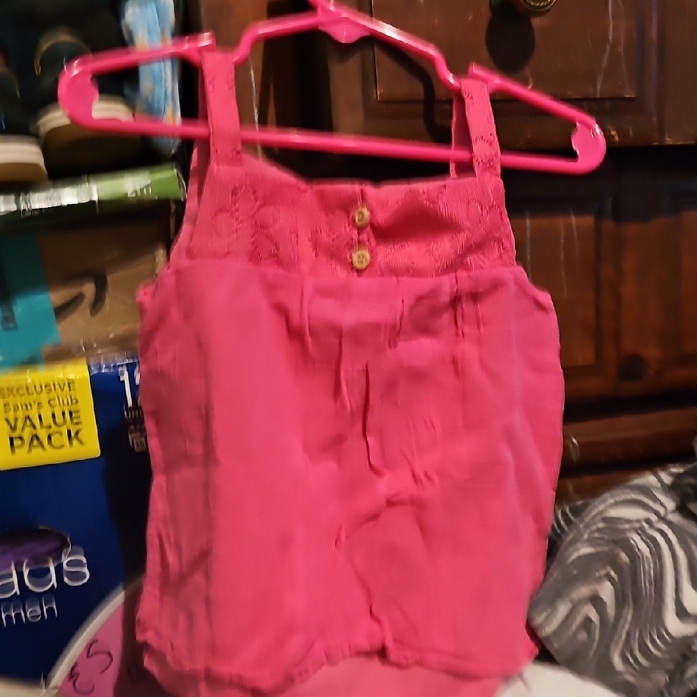!!.              ...Girls 4T Pink Tank Top